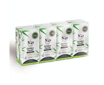 Cheeky Panda Sust BambooPocket Tissues [8 Pack] The Cheeky Panda