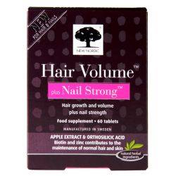 New Nordic Hair Volume Plus Nail Strong Tablets 60s