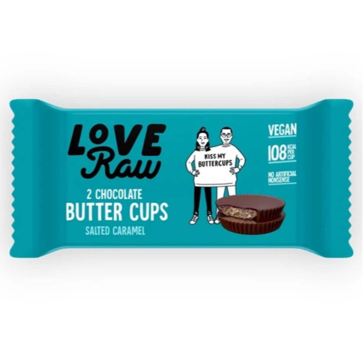 Love Raw Vegan Butter Cups - Salted Caramel 34g x 18