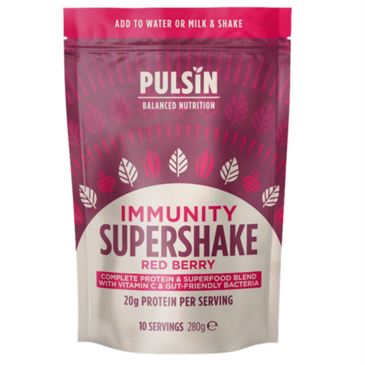 Pulsin Red Berry Immunity Supershake 300g