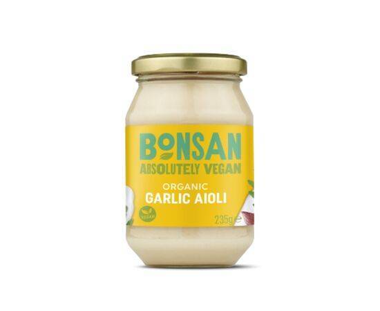 Bonsan Garlic Aioli - Organic & Vegan [235g] Windmill Organics