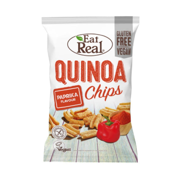 Eat Real Quinoa Chips - Paprika 80g x 10