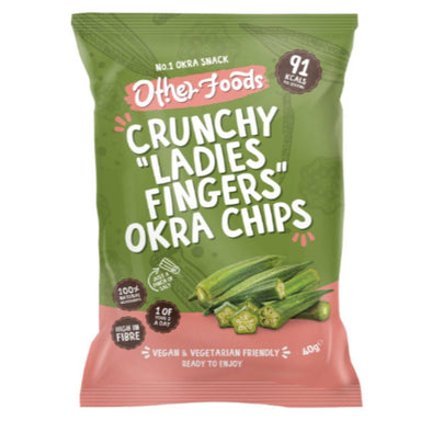 Other Foods Ladies Fingers Okra Chips 40g x 6