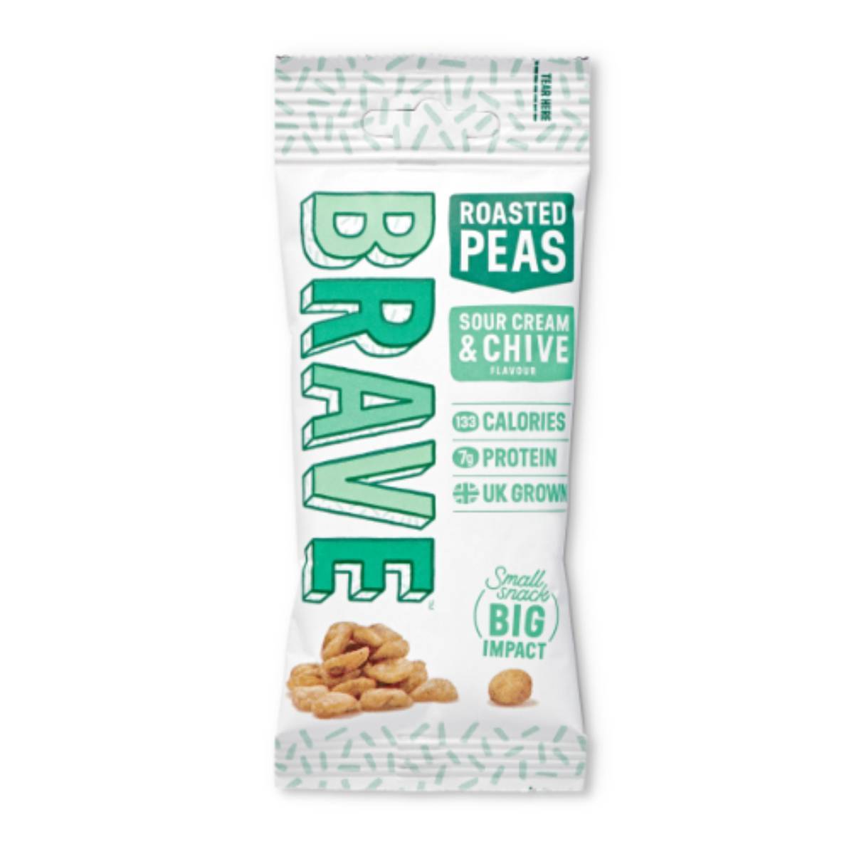 Brave Sour Cream & Chive Roasted Peas 35g x 12