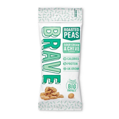 Brave Sour Cream & Chive Roasted Peas 35g x 12