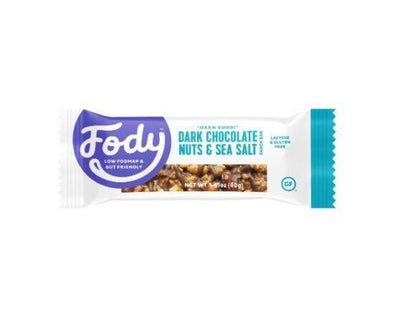 Fody Dark Choc Sea Salt Bar [40g x 12] Fody Food Co