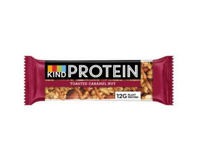 Kind Toasted Caramel Peanut Protein Bar [50g x 12] Kind Snacks Uk