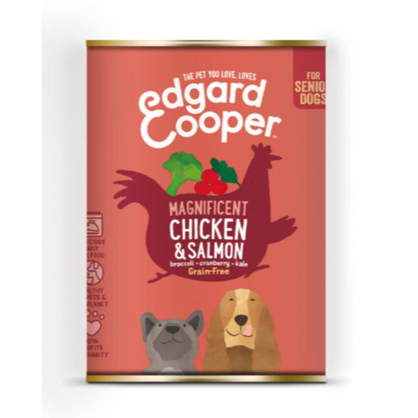 Edgard & Cooper Chicken Salmon Broccoli Kale 400g