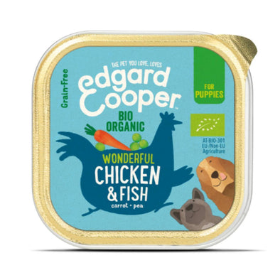 Edgard & Cooper Organic Chicken Fish Carrot Pea 100g