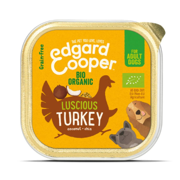 Edgard & Cooper Organic Turkey With Coconut Chia 100g