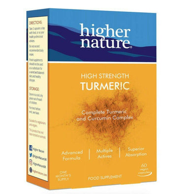 Higher Nature Turmeric Vegan Capsules 60s