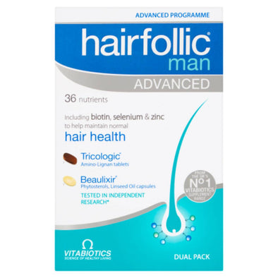 Vitabiotics Hairfollic Man Advanced Capsules 60s