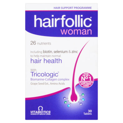 Vitabiotics Hairfollic Woman Tablets 30s