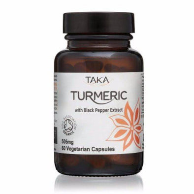Taka Turmeric Organic & Black Pepper Extract Caps 60s