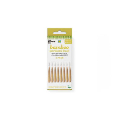 Humble Brush Bamboo Interdental Yellow - Size 7 8 Pack