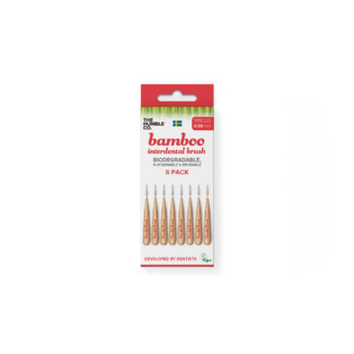 Humble Brush Bamboo Interdental Red - Size 5 8 Pack