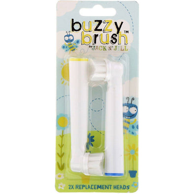 Jack N Jill Buzzy Brush Replacement Heads 2 Pack