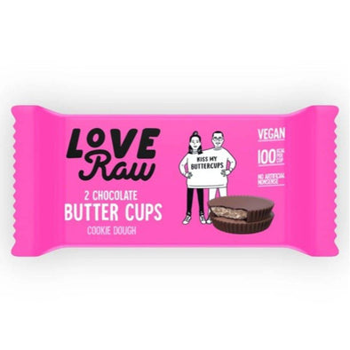 Love Raw Vegan Butter Cups - Cookie Dough 34g x 18