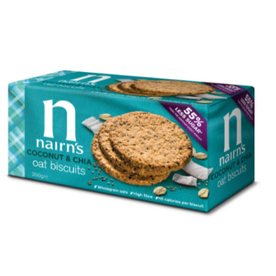 Nairns Coconut & Chia Oat Biscuit 200g