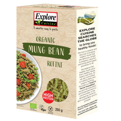 Explore Cuisine Organic Gluten Free Mung Bean Rotini 250g