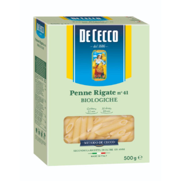 DeCecco Premium Organic Penne Pasta 500g