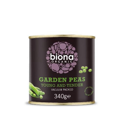 Biona Organic Garden Peas 340g x 6