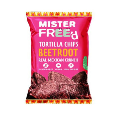 Mister Free'd Tortilla Chips With Beetroot & Onion 135g x 12