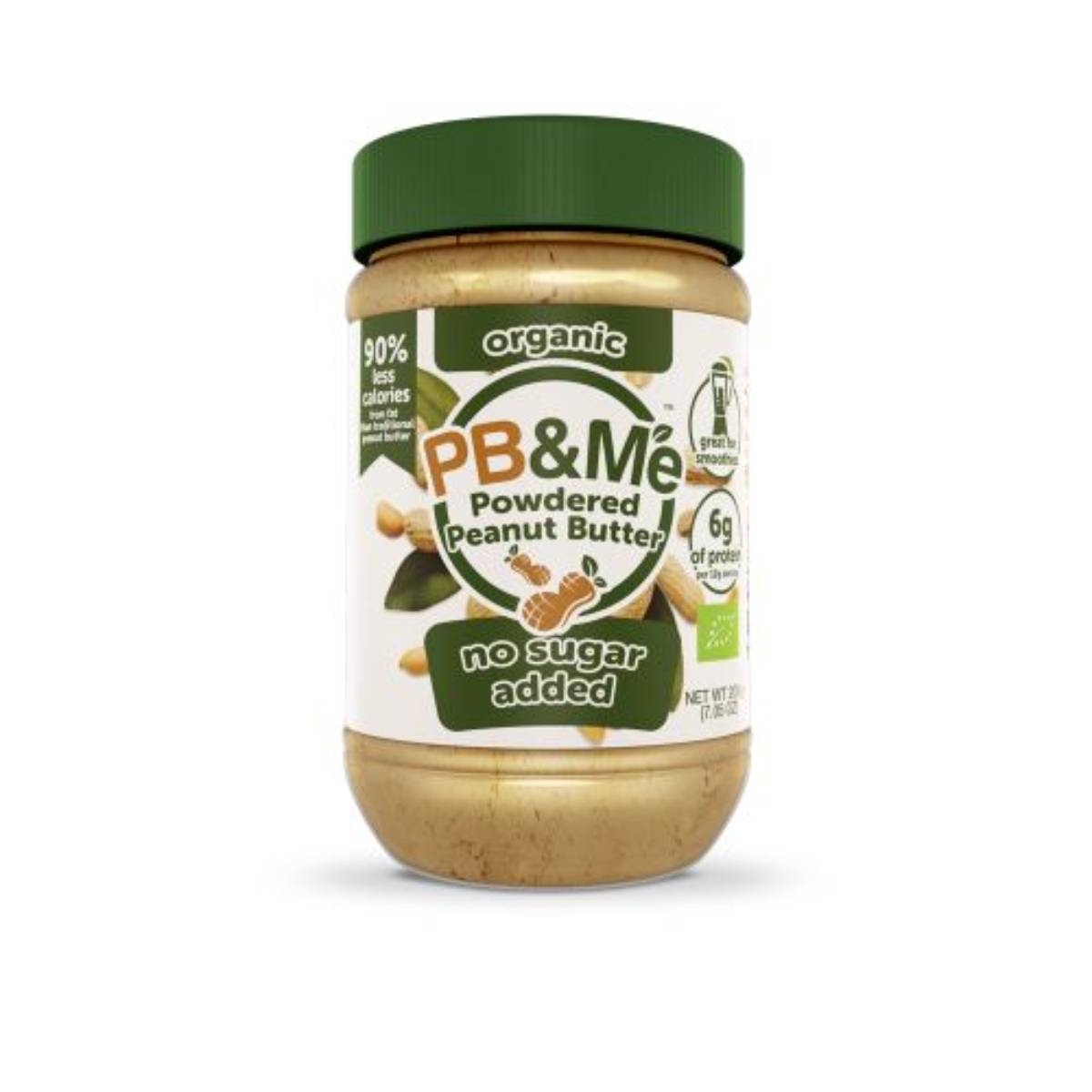 PB&Me Organic No Added Sugar Powdered Peanut Butter 200g