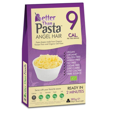 Better Than Organic Pasta Angel Hair Noodle Shapes 385g x 6