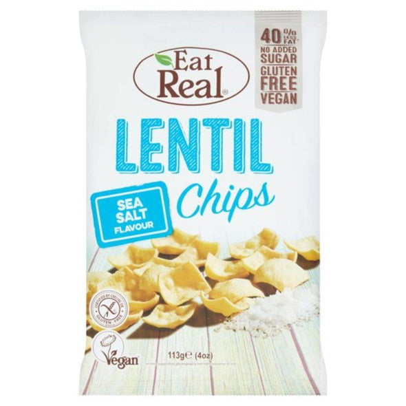 Eat Real Lentil Sea Salt Chips 113g x 5