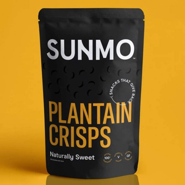 Sunmo Naturally Sweet Plantain Crisps 45g x 12