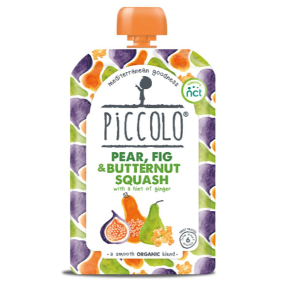 Piccolo Pear Fig & Butternut Squash With Ginger 6m+ 100g x 5