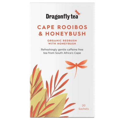 Dragonfly Organic Cape Rooibos & Honeybush Tea 20 Bags x 4