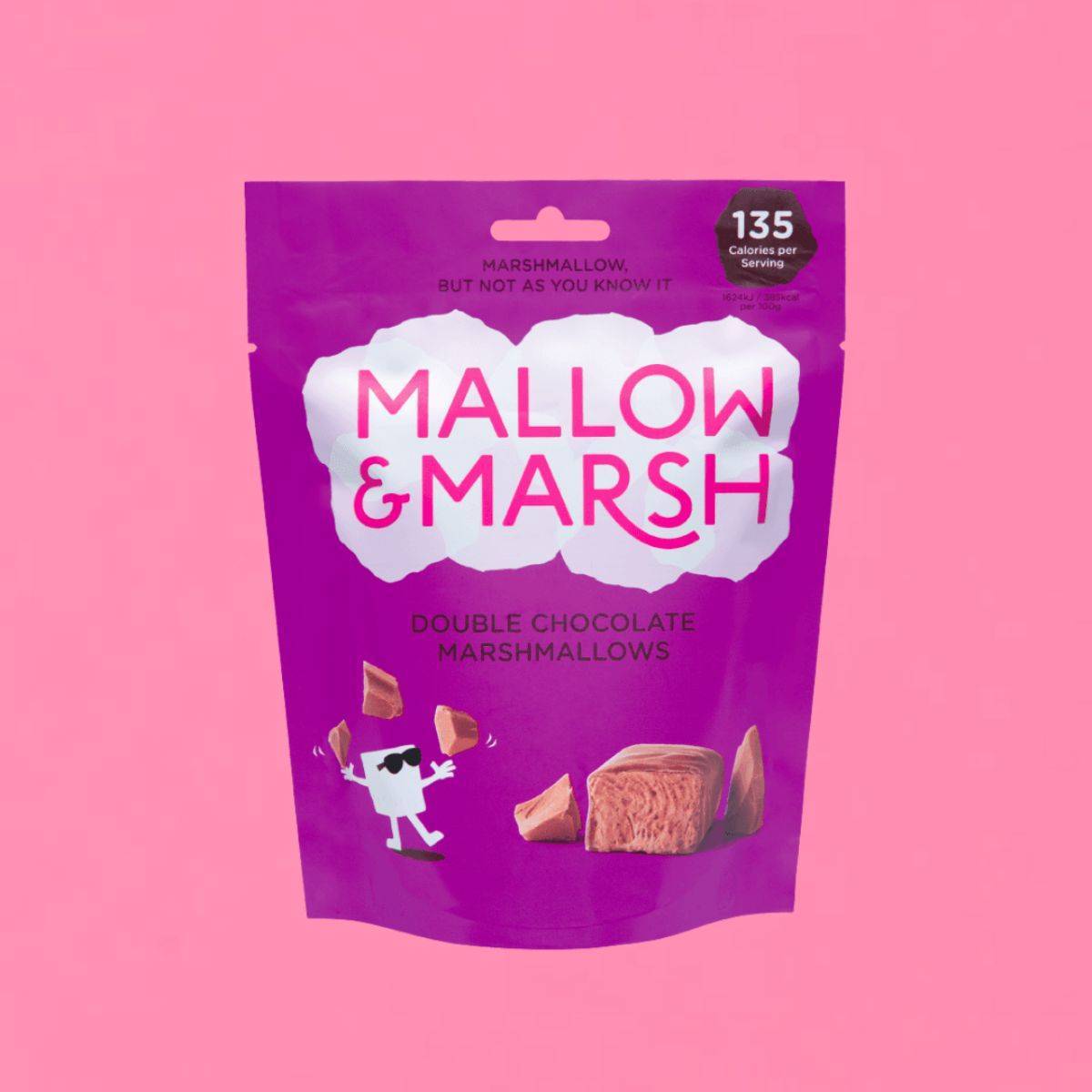 Mallow & Marsh Chocolate Marshmallow Pouch 100g x 6
