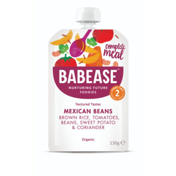 Babease Organic Mexican Beans 7m+ 130g x 6