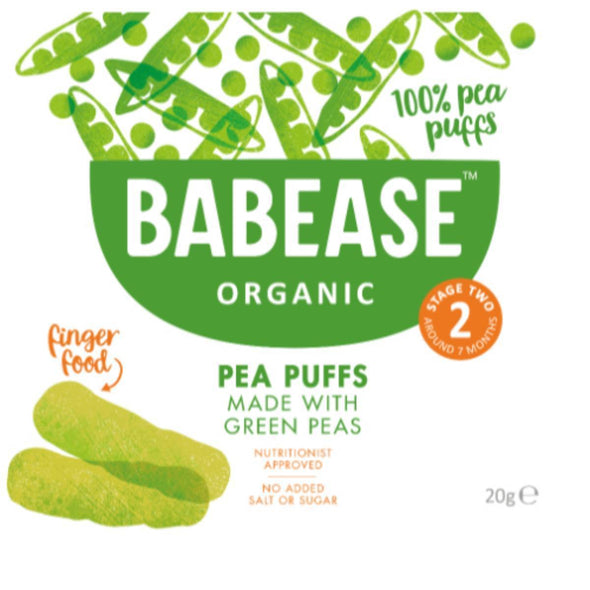 Babease Organic Pea Puffs 20g x 5