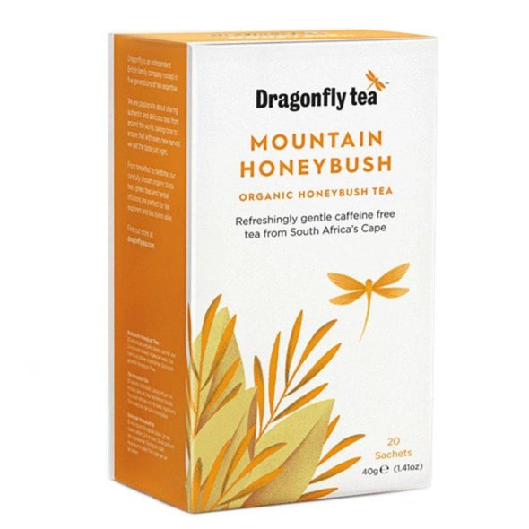 Dragonfly Organic Mountain Honeybush Tea 20 Bags x 4