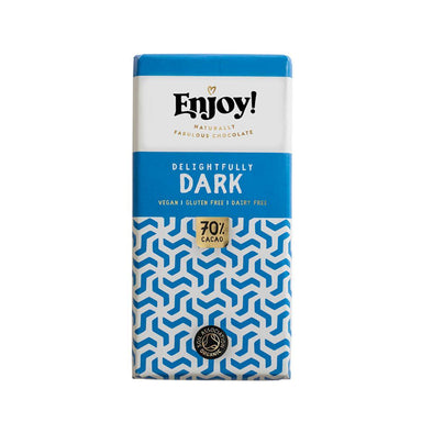 Enjoy Raw Choc Dark 70% Chocolate Bar 35g x 15