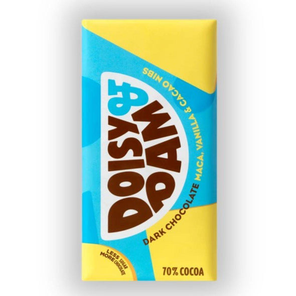 Doisy & Dam Maca Vanilla Cacao Nib Chocolate 80g x 12