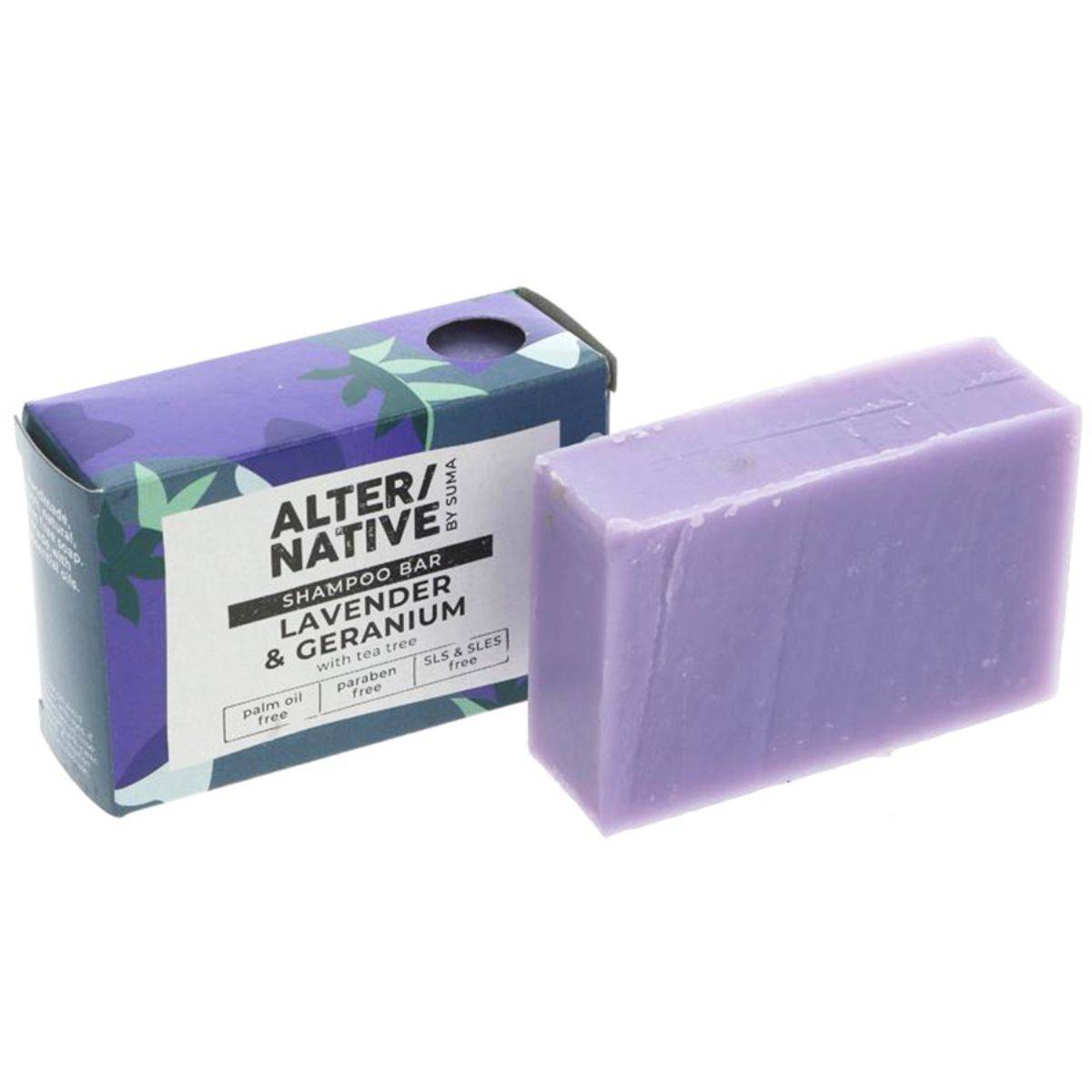 Alter/native Lavender Geranium & Tea Tree Shampoo Bar 95g