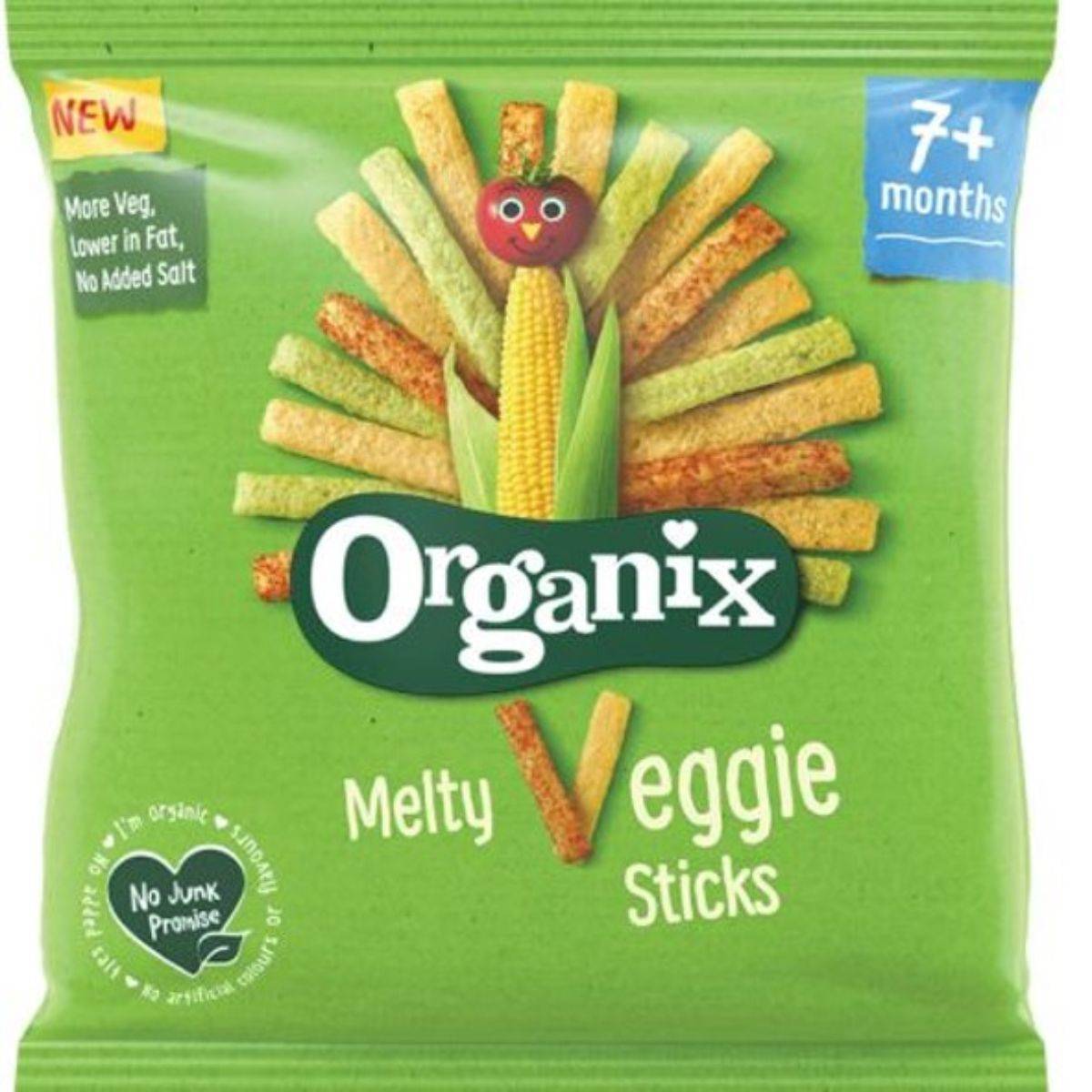 Organix Melty Veggie Sticks 7m+ 15g x 5