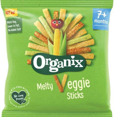 Organix Melty Veggie Sticks 7m+ 15g x 5