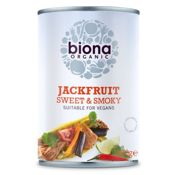 Biona Organic Sweet & Smoky Jackfruit In Can 400g