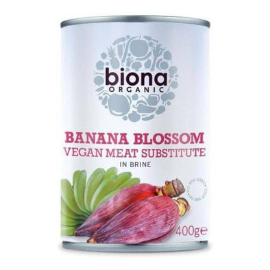 Biona Organic Banana Blossom In Salted Water 400g x 6