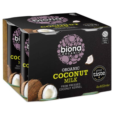 Biona Coconut Milk - Organic Classic Multipack (400mlx4)