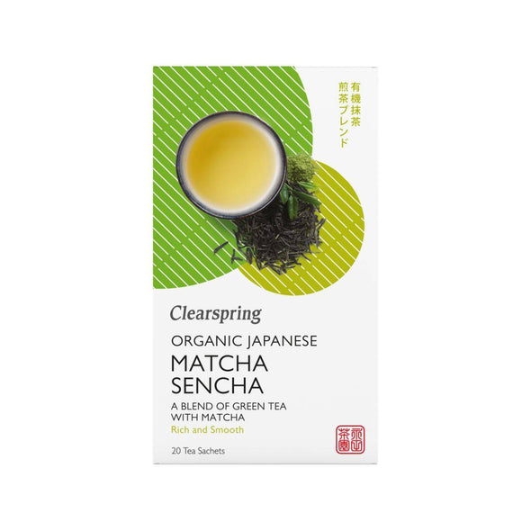 Clearspring Organic Japanese Matcha Sencha Tea 20 Bags