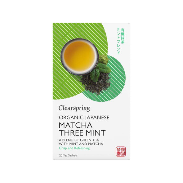 Clearspring Organic Japanese Matcha Mint Tea 20 Bags