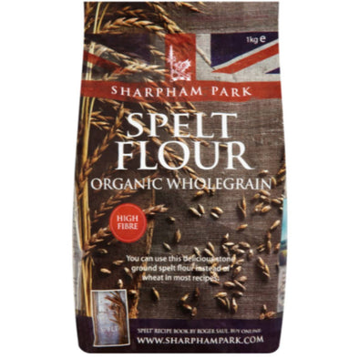 Sharpham Park Organic Wholegrain Spelt Flour 1kg