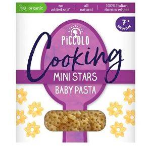 Piccolo Organic Baby Pasta Stars - 7m+ 400g x 4