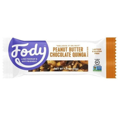 Fody Peanut Butter Chocolate & Quinoa Bar 40g x 12